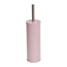 Pink toilet brush