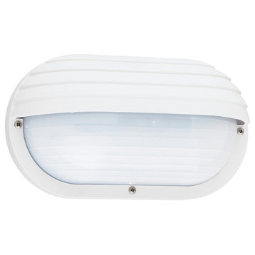 Sea Gull Lighting 1-Light Outdoor Lantern, White