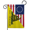 Betsy Ross Don't Tread On Me Americana Historic Garden Flag