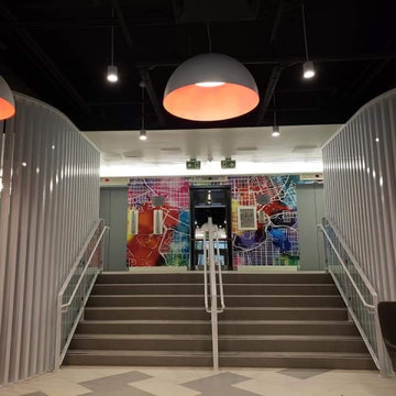Downtown condo lobby