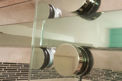 Inspiration for a modern bathroom remodel in Other