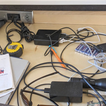 Mudroom Charging Drawer