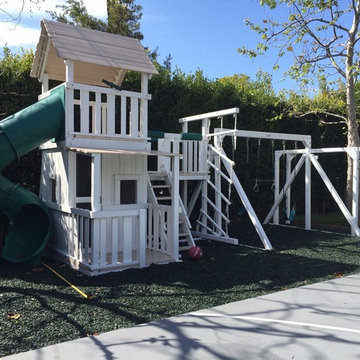 2017 Vinyl Play Structure / Playset Installations Los Angeles