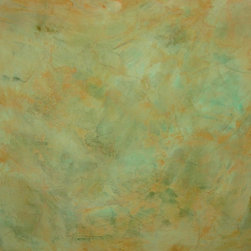 Vasari Plaster products - Green burnished Veneziano with golden oak wax - Paint And Wall Covering Supplies