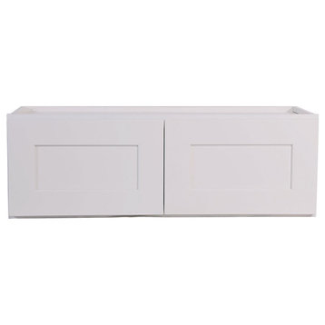 Design House 613455 Brookings 15" x 36" Double Door Wall Cabinet - White