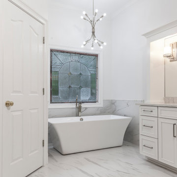 Timeless Marble Master Bathroom