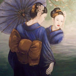 Geisha Mural - Paintings