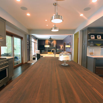 Middleton, WI - Transitional - Peruvian Walnut Wood Countertop