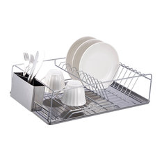 50 Most Por Dish Racks For 2018 Houzz Hds Dish Rack Chrome Stainless Steel Tray Racks