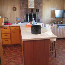 1960s DIY Mountain Cabin before and after