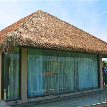 artificial thatch roofing
