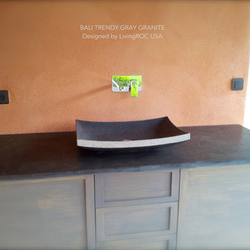OUR CLIENTS' INSTALLATION WITH OUR TRENDY NATURAL STONE PRODUCTS