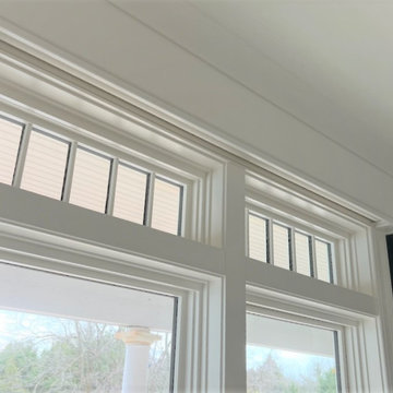 Recessed Openlight shades in Custom Built Pocket