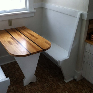 Beach House Style Kitchen Update with Wood Counter Tops