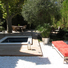 hot tub deck