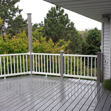 Deck Replacement with Trex Select Pebble Grey Decking