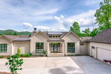 Inspiration for a contemporary exterior home remodel in Other