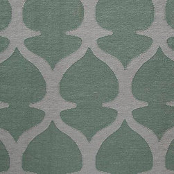 Cotton Dhurrie 545 Teal - Rugs