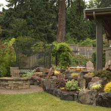 Backyard landscaping