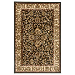 2.5'x4' Ivory Kashan Silk Rug Oriental Carpet Medallion Design Cream H –  Kashmir Designs