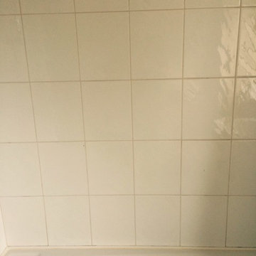 Cleaning and Sealing a Mouldy Ceramic Tiled Shower in Galgate