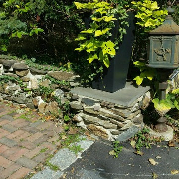 Natural Stone Pillar Repair