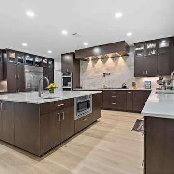 Incredibly Unique & Contemporary Ashburn Kitchen & Addition
