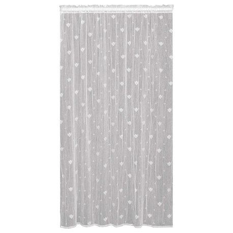 Heritage Lace Bee 45x84 Panel in White
