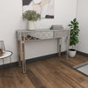 Glam Silver Glass Console Table 58755