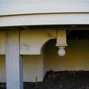 Custom deck joist decoration