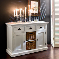 Newport Buffet with rattan baskets - Furniture