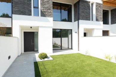 Esempio di un giardino minimalista