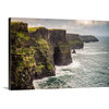 Cliffs of Moher Landscape, Ireland, UK Wrapped Canvas Art Print, 24"x16"x1.5"
