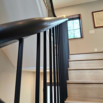Project #115 | Staircase with Continuous Rail System Without Newels