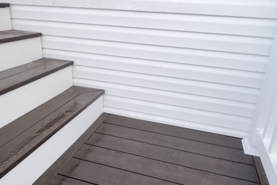 Custom Composite Pool Deck & Stair Addition
