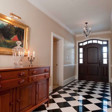 Golf Course Home Renovation: Front Entry