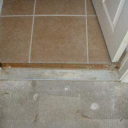 Door Threshold - before picture - Products