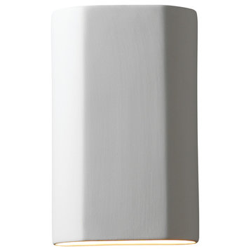 Ambiance Cylinder, Open Top/Bottom Wall Sconce, Bisque, E26