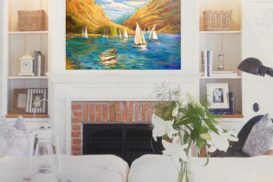 Inspiration for a coastal home design remodel in Vancouver