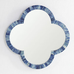 Clover Bone Mirror - Wall Mirrors