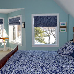 Roman Shades Master Bedroom - Crownsville, MD - Products