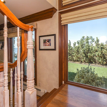 Amazing Staircase with New Picture Window on Landing
