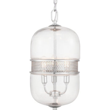 Cayce Collection 3-Light Pendant, Polished Chrome
