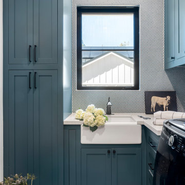 Transitional Laundry Room