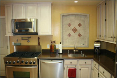 Inspiration for a contemporary kitchen remodel in San Diego