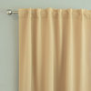Solid Thermal Blackout Curtain Panels, Wheat, 63", Set of 2