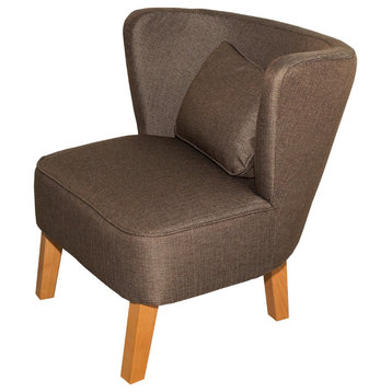 LOOKI Accent Chair, Brown