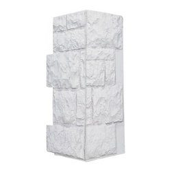 158-FORTRESS STONE CORNER 11" W(EACH SIDE) &times; 24"H &times; 1 1/2"D - Wall Panels