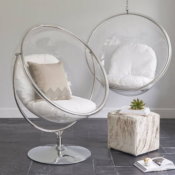 Clear Acrylic Lucite Chairs