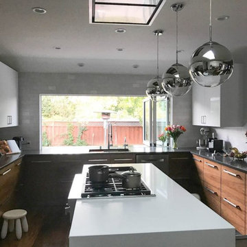 Semihandmade got the organic wood-look for her IKEA kitchen